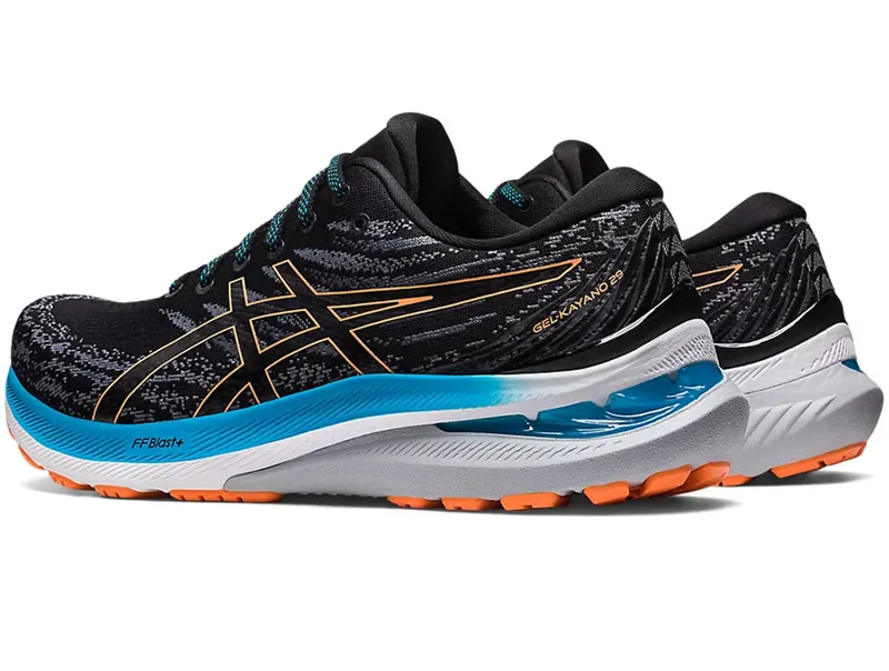 Asics Men's GEL-KAYANO 29 Black/Sun Peach-3
